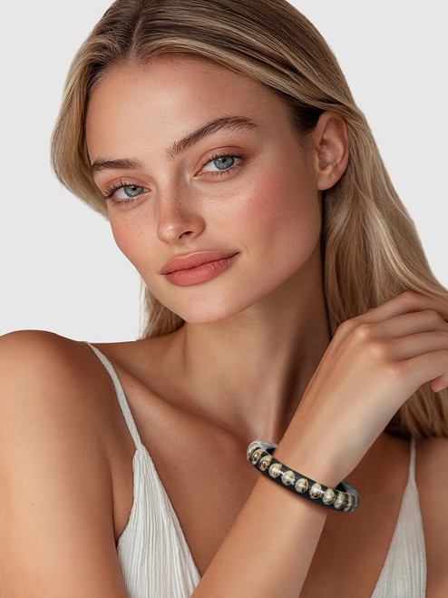 Dior Faux Pearl Detail Bangle Dior Faux Pearl Detail Bangle