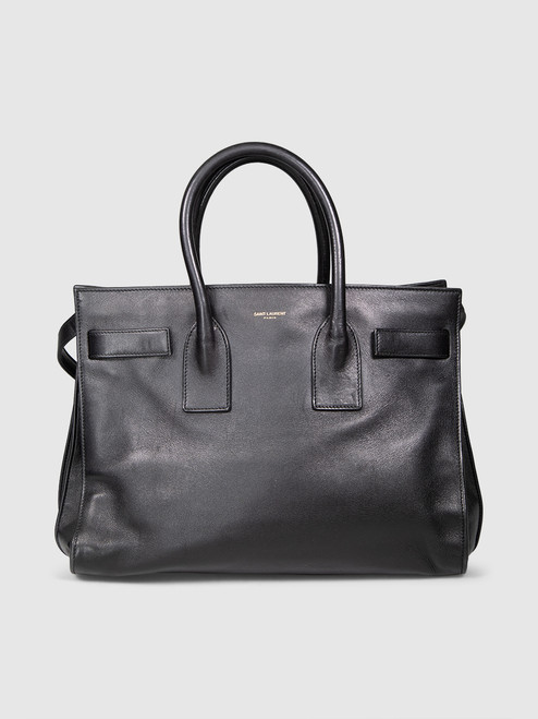 Saint Laurent Black Sac De Jour Leather Handbag Saint Laurent Black Sac De Jour Leather Handbag