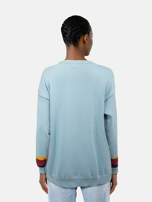 Etro Blue Route 68 Knit Jumper Etro Blue Route 68 Knit Jumper