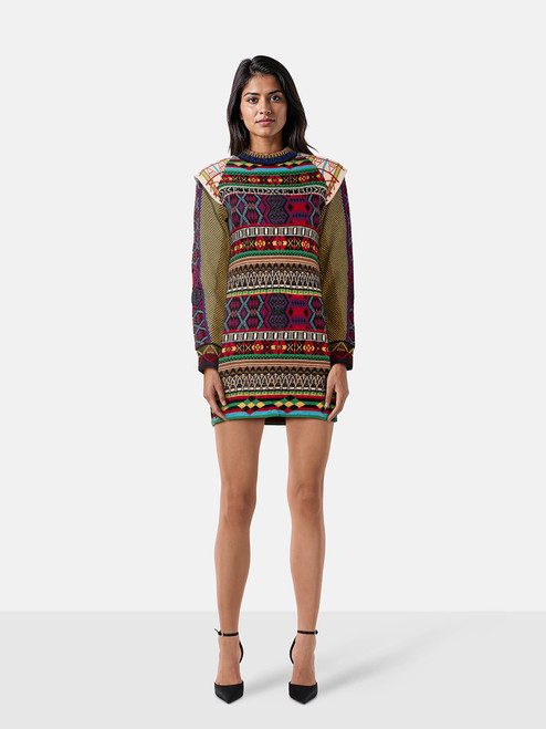 Etro Abstract Pattern Knit Dress Etro Abstract Pattern Knit Dress