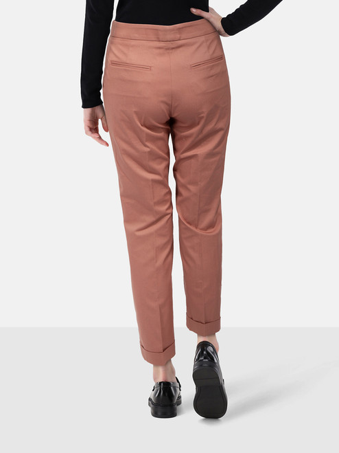 Etro Pink Slim Fit Mid Rise Trousers Etro Pink Slim Fit Mid Rise Trousers