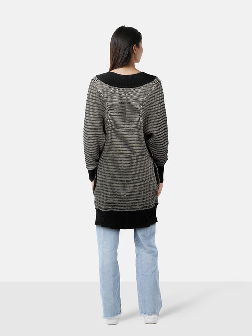 Etro Grey Wool Striped Button Up Cardigan Etro Grey Wool Striped Button Up Cardigan