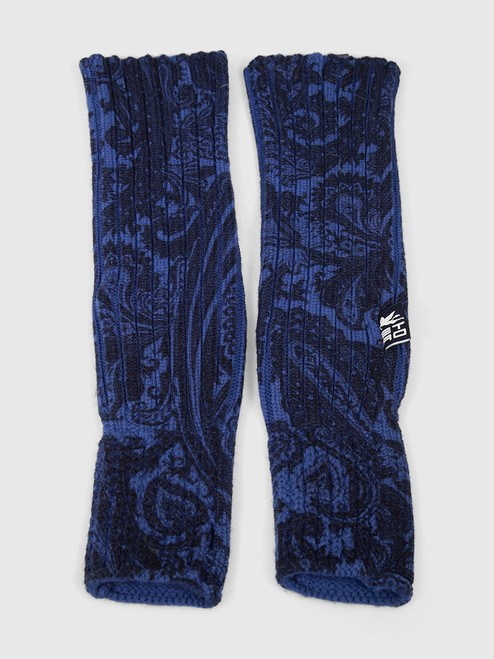 Etro Navy Abstract Pattern Sleeves Etro Navy Abstract Pattern Sleeves