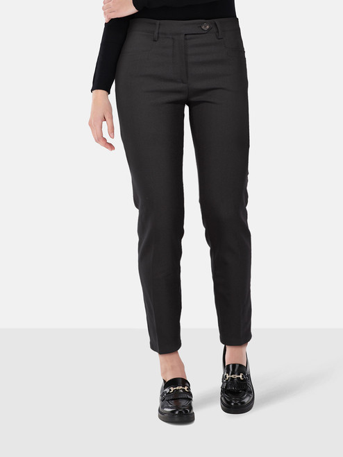 Prada Black Skinny Fit Wool Trousers Prada Black Skinny Fit Wool Trousers