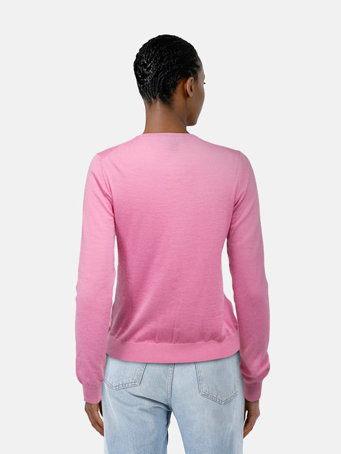 Ralph Lauren Pink Cashmere Button Up Cardigan Ralph Lauren Pink Cashmere Button Up Cardigan