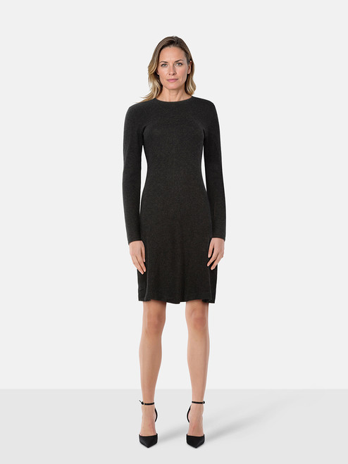 Ralph Lauren Grey Cashmere Long Sleeve Dress Ralph Lauren Grey Cashmere Long Sleeve Dress