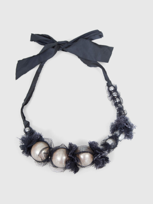 Lanvin Faux Pearl Tie Up Necklace Lanvin Faux Pearl Tie Up Necklace