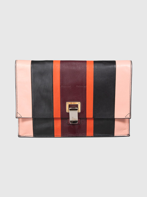 Proenza Schouler Striped Leather Clutch Proenza Schouler Striped Leather Clutch