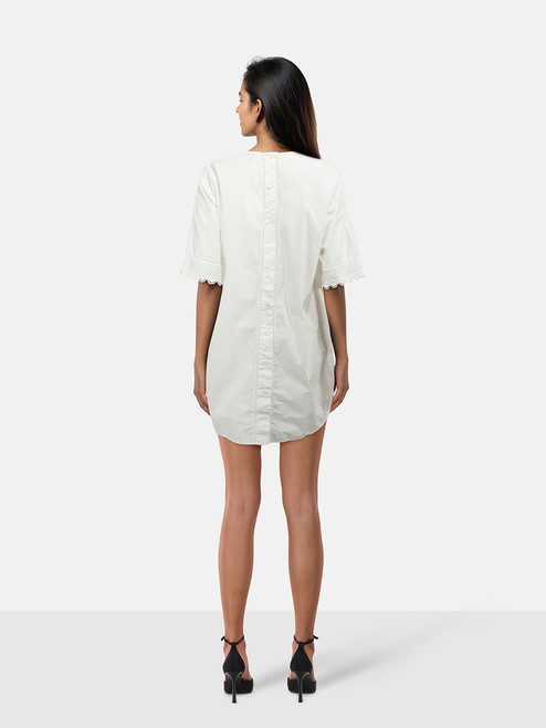 Ulla Johnson White Diyana Tunic Dress