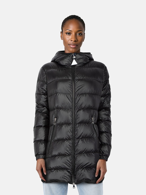 Moncler Black Puffer Goose Down Parka Coat Moncler Black Puffer Goose Down Parka Coat