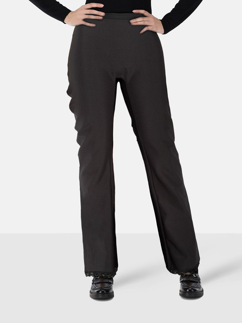 Alexander Wang Black Lace Trim Trousers