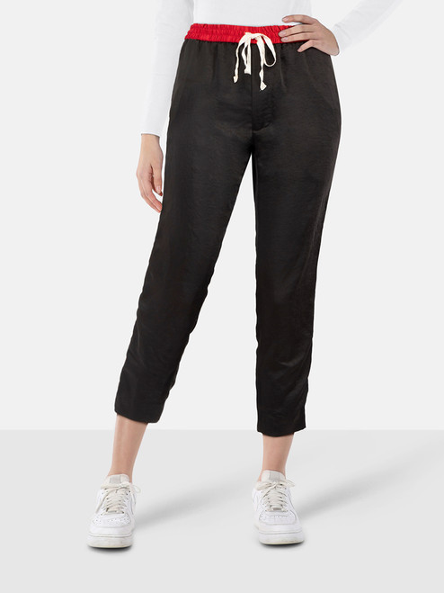 Gucci Black Striped Nylon Track Trousers