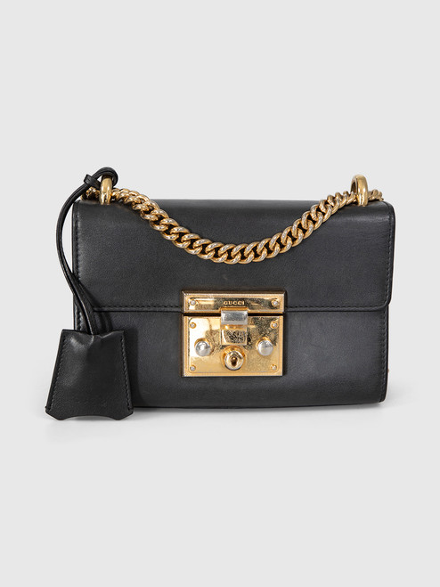 Gucci Black Leather Padlock Bag Gucci Black Leather Padlock Bag