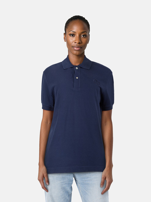 Dior Navy Logo Embroidered Polo Shirt Dior Navy Logo Embroidered Polo Shirt