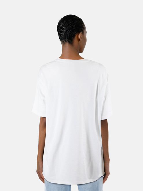Givenchy White Logo Graphic Print Top