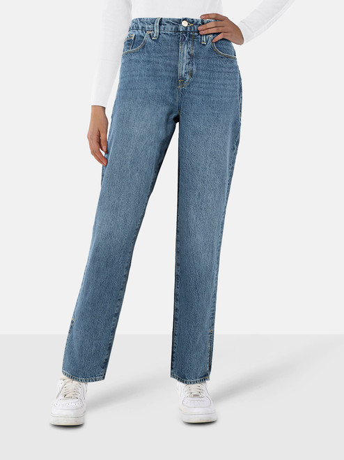 Good American Blue Denim Good Boy Jeans