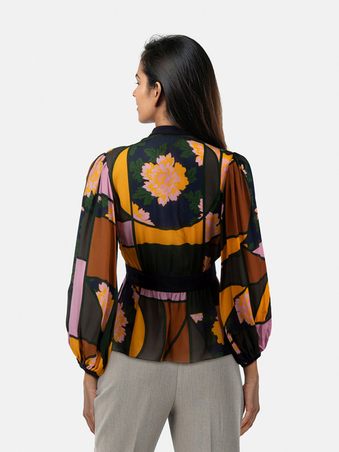 Roksanda Floral Long Sleeve Blouse Roksanda Floral Long Sleeve Blouse