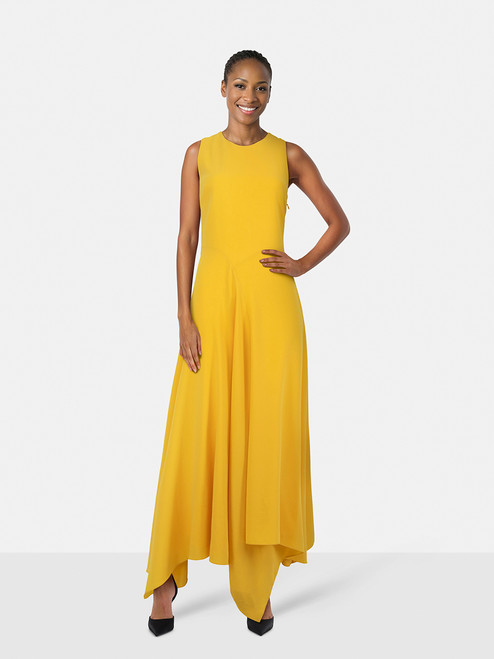 Roksanda Yellow Maxi Sleeveless Dress Roksanda Yellow Maxi Sleeveless Dress