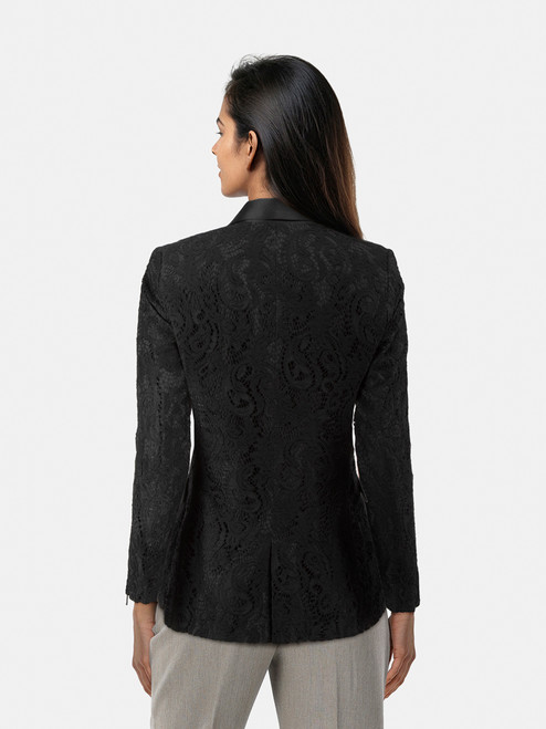 Anne Fontaine Black Lace Lissia Blazer Anne Fontaine Black Lace Lissia Blazer