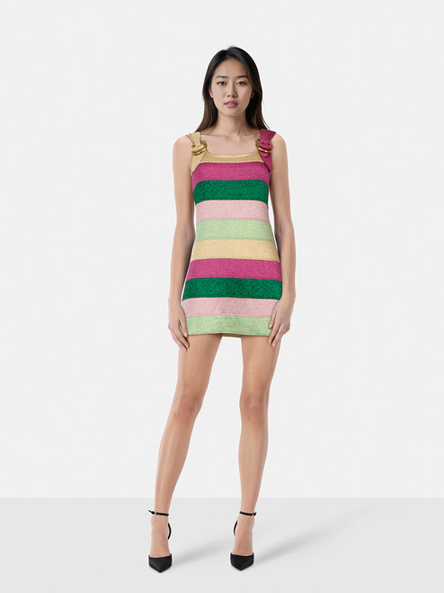 Missoni Metallic Mini Striped Dress Missoni Metallic Mini Striped Dress