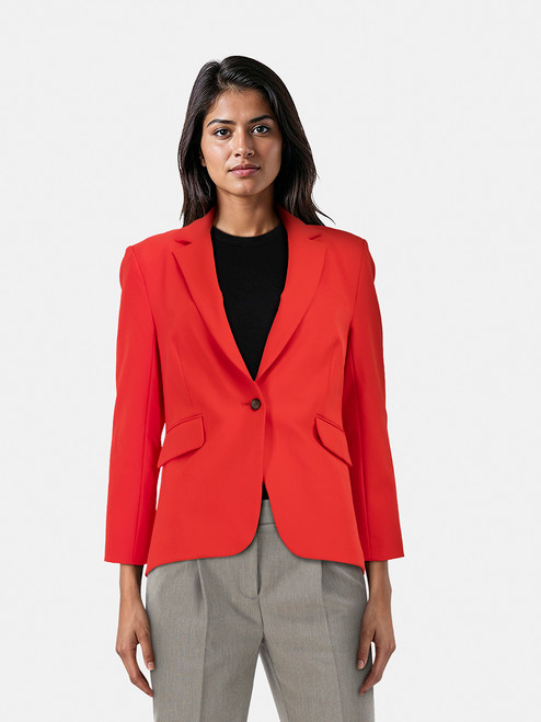 Veronica Beard Red Single Breast Blazer Veronica Beard Red Single Breast Blazer