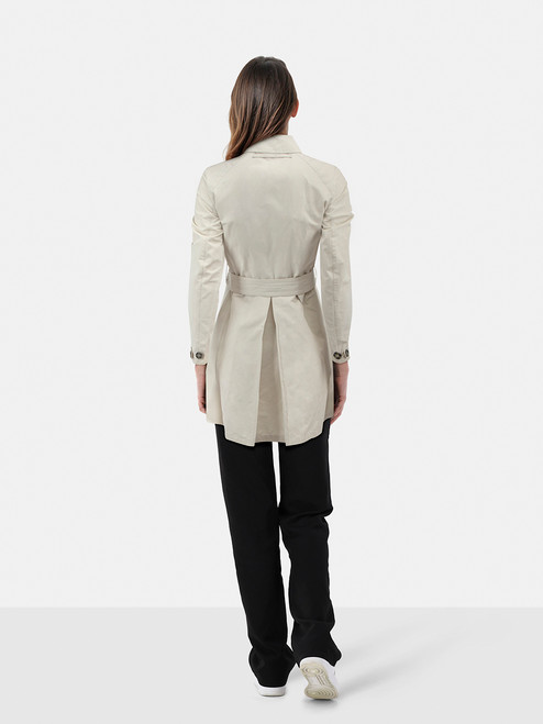 Prada Ecru Belted Button Up Trench Coat Prada Ecru Belted Button Up Trench Coat