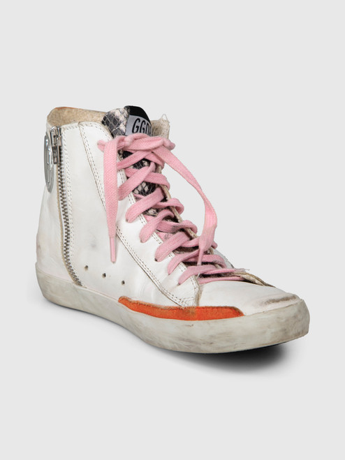 Golden Goose White Francy High Top Trainers Golden Goose White Francy High Top Trainers