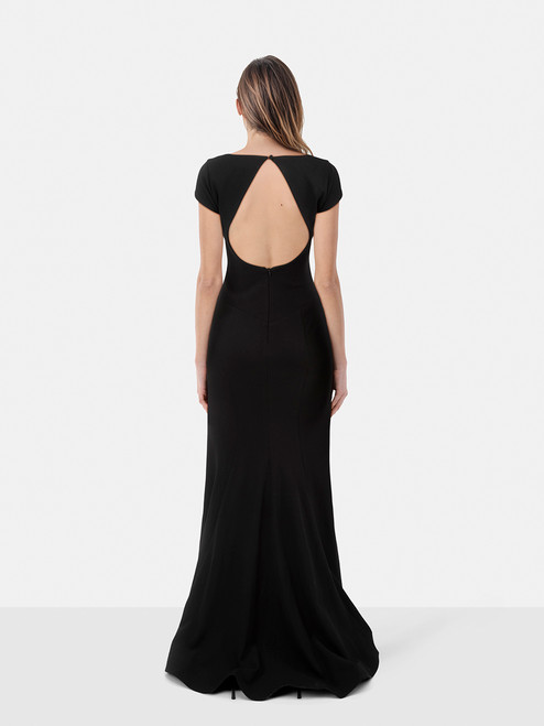 Rebecca Vallance Black Back Cut Out Maxi Dress Rebecca Vallance Black Back Cut Out Maxi Dress