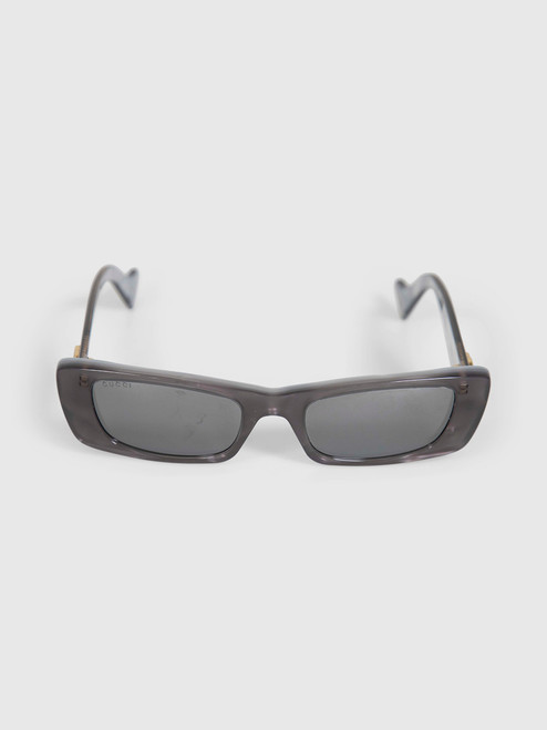 Gucci Grey Rectangle Sunglasses Gucci Grey Rectangle Sunglasses