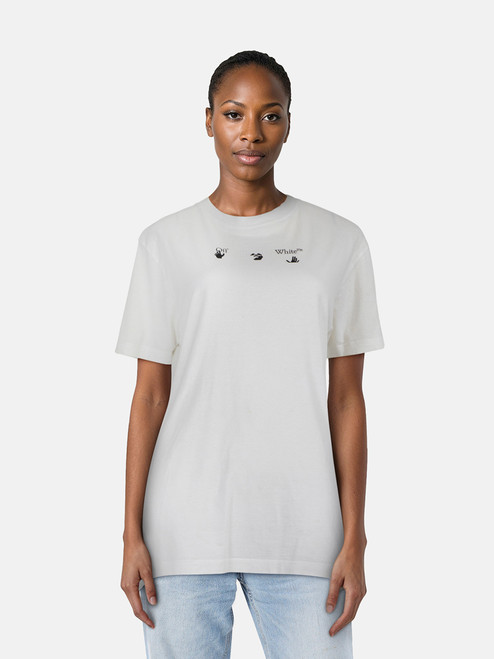 Off-White White & Green Logo Graphic T-Shirt Off-White White & Green Logo Graphic T-Shirt