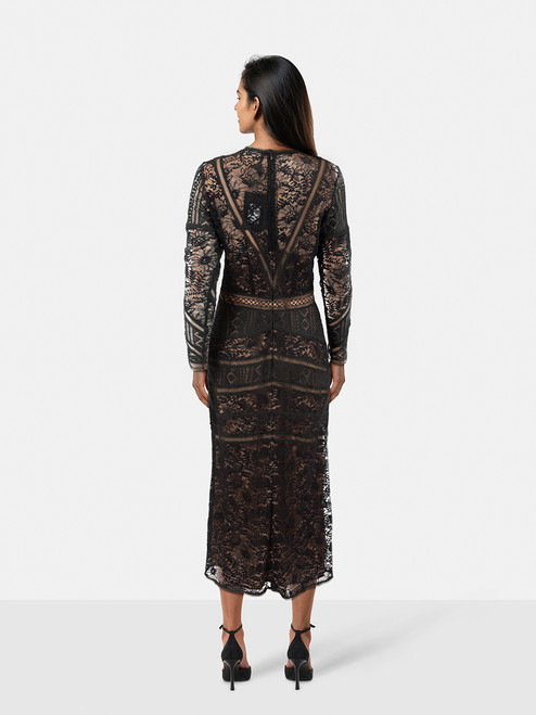 The Kooples Black Lace Maxi Dress The Kooples Black Lace Maxi Dress