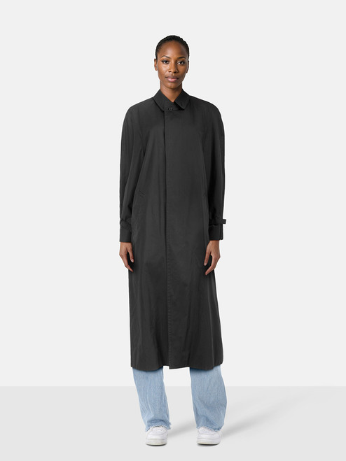 Aquascutum Black Long Trench Coat Aquascutum Black Long Trench Coat