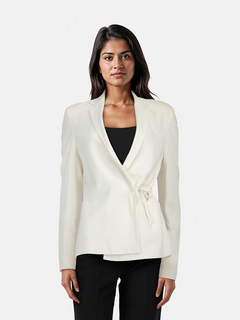 Joseph White Wrap Fastening Blazer Joseph White Wrap Fastening Blazer