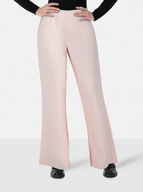 Mugler Pink Wide Leg Side Zip Trousers Mugler Pink Wide Leg Side Zip Trousers