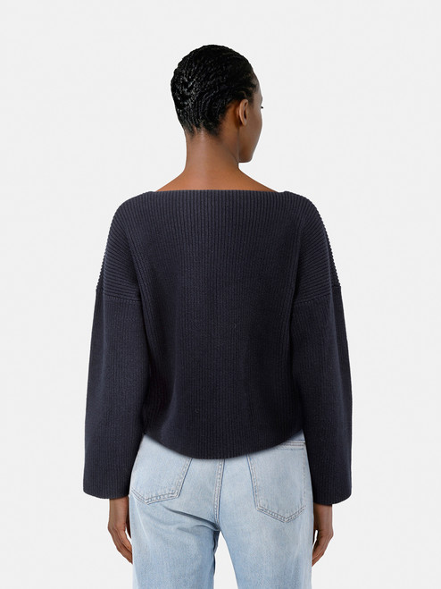 Isabel Marant Navy Knit Long Sleeve Jumper Isabel Marant Navy Knit Long Sleeve Jumper