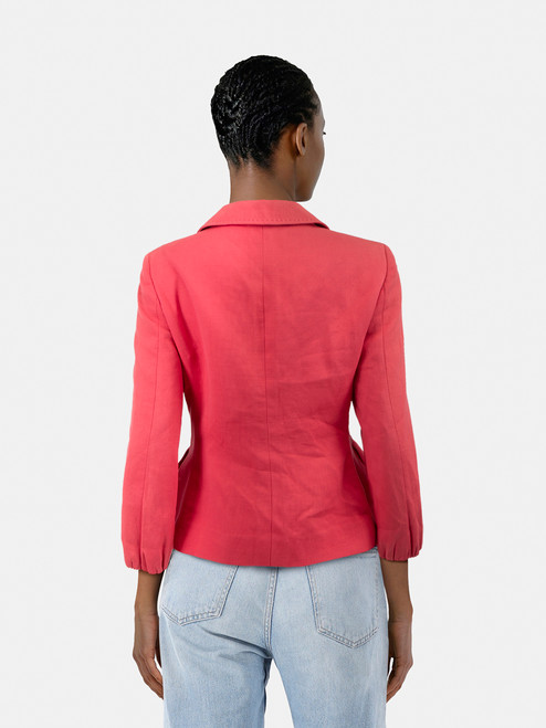 Moschino Pink Single Breast Jacket Moschino Pink Single Breast Jacket