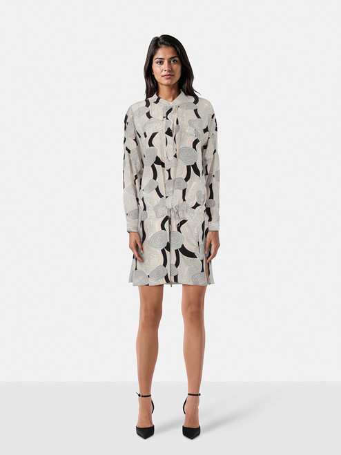 Diane Von Furstenberg Abstract Silk Shirt Dress Diane Von Furstenberg Abstract Silk Shirt Dress