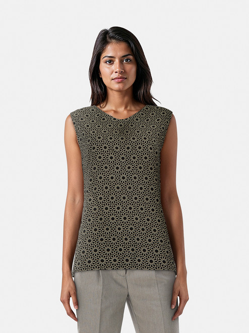 Marni Star Print Sleeveless Top