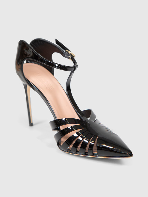 Malone Souliers Black Patent Jennifer Mules Malone Souliers Black Patent Jennifer Mules