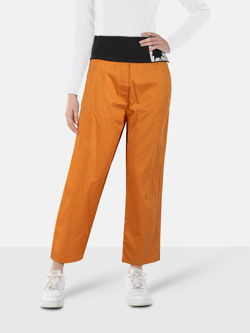 Maison Margiela Orange Straight High Rise Trousers Maison Margiela Orange Straight High Rise Trousers