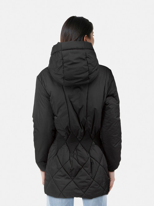 Jean Paul Gaultier Junior Gaultier Black Quilted Puffer Coat Jean Paul Gaultier Junior Gaultier Black Quilted Puffer Coat