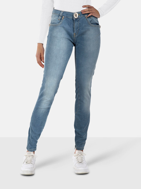 Philipp Plein Blue Denim Skill Detail Skinny Jeans Philipp Plein Blue Denim Skill Detail Skinny Jeans
