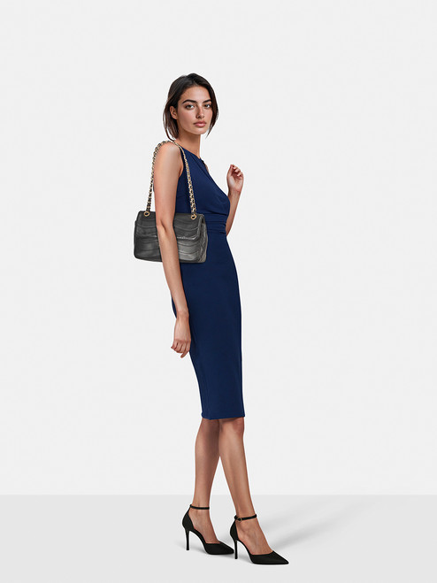 Chanel Black Lambskin Medium Pagoda Flap Bag Chanel Black Lambskin Medium Pagoda Flap Bag