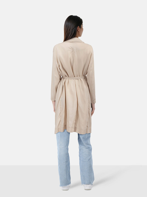 All Saints Beige Belted Elsa Coat All Saints Beige Belted Elsa Coat