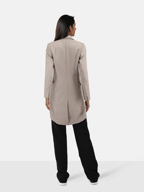 All Saints Grey Wool Evelyn Coat All Saints Grey Wool Evelyn Coat