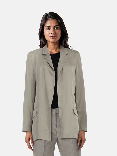 All Saints Green Open Front Alva Blazer All Saints Green Open Front Alva Blazer