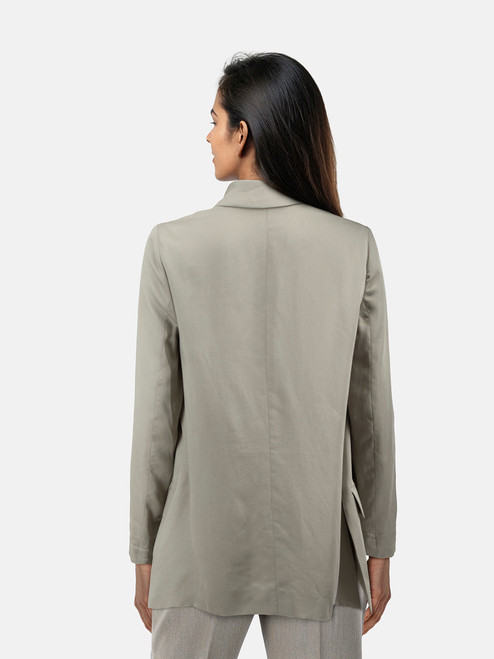 All Saints Green Open Front Alva Blazer All Saints Green Open Front Alva Blazer