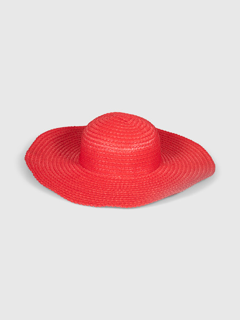 La Perla Red Wide Brim Sun Hat La Perla Red Wide Brim Sun Hat