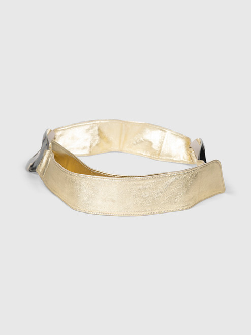 Valentino Garavani Gold Leather Tie Fastening Belt Valentino Garavani Gold Leather Tie Fastening Belt