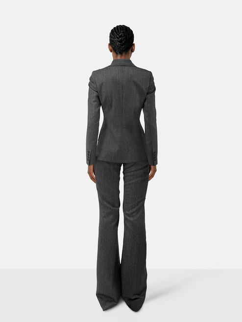 Dolce & Gabbana Grey Wool Jacket & Trouser Suit Set Dolce & Gabbana Grey Wool Jacket & Trouser Suit Set